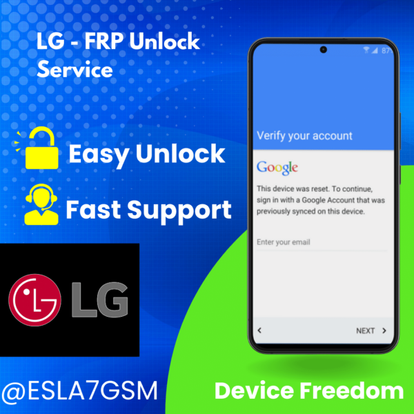 LG - FRP Unlock Service