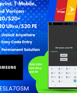 Fast Unlock Service for Samsung S20 Series on Sprint, T-Mobile, and Verizon