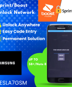 Sprint/Boost Quick Unlock Service for Models Up to S8+/Note 8