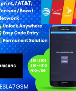 Fast Unlock Service for Samsung S10 Series and Note 10 Series on Sprint, T-Mobile, Verizon, and Boost